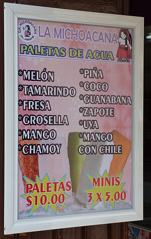 Mexican popsicle 10 pesos