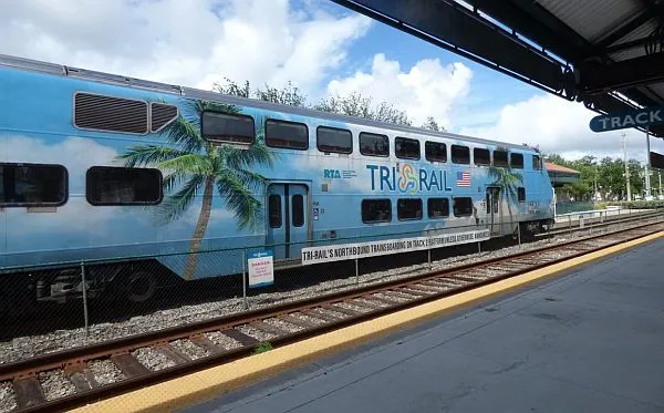 Tri-rail train from Miami airport