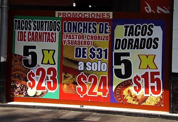 Prices in Mexico 