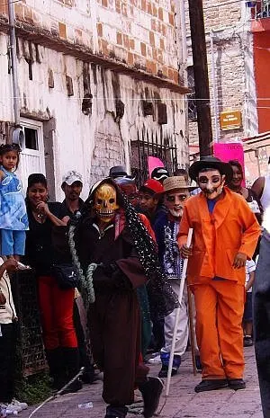 Local street festival in Guanajuato, all normal for Mexpats living here
