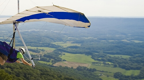 travel adventure hang gliding