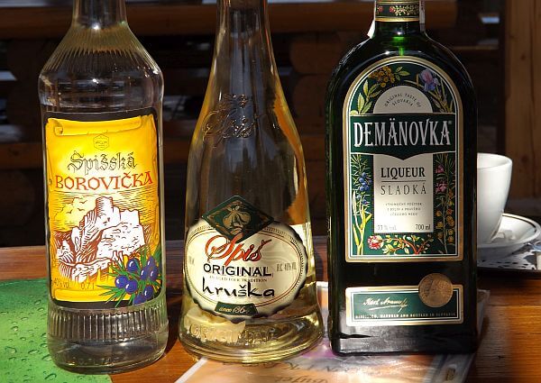 Slovakian liquor drinks