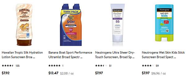 You will pay a lot more for sunscreen