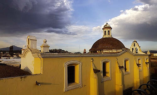 Puebla city view