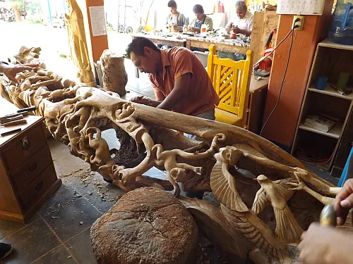 Oaxacan wood carver
