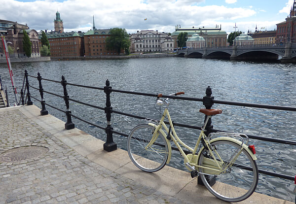 Stockholm waterfront old city