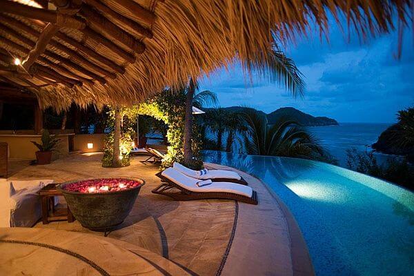 oceanfront house in Zihuatanejo