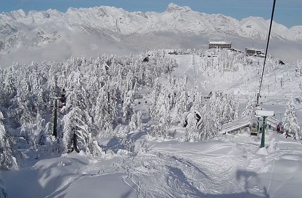 ski in Slovenia Vogel 