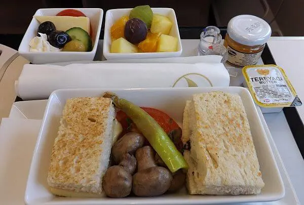 bumped up to business class