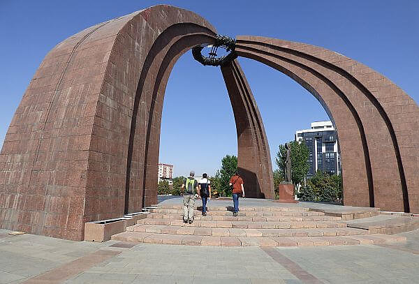 Kyrygzstan Bishkek monument