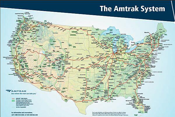 amtrak route map