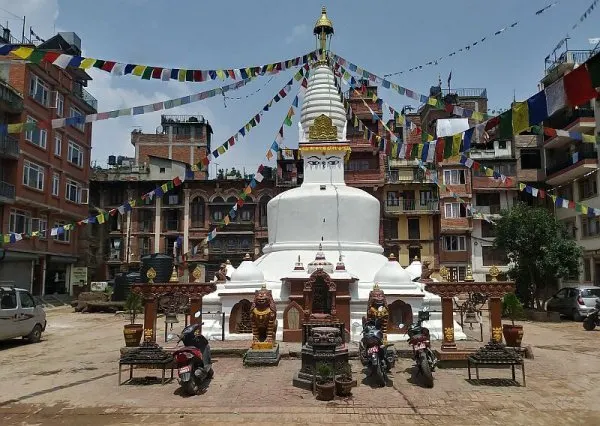 Buddhist stupa in Patan Nepal