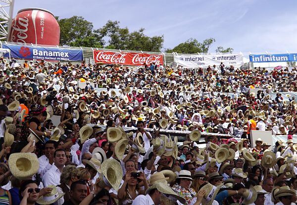 Guelaguetza Festival crowd in Oaxaca