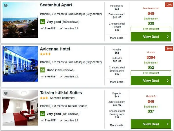 Hotel deals in Istanbul, Turkey