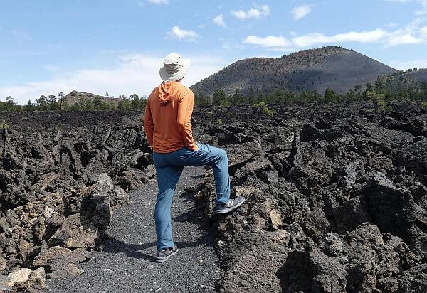 Arizona volcanic crater