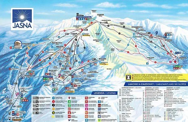 Jasna ski resort in Slovakia