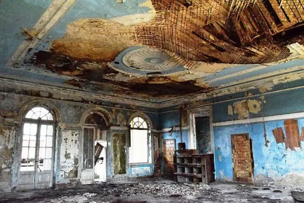 Abkhazia ruined building