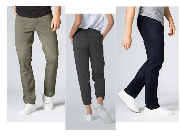 DUER Live Lite pants for traveling