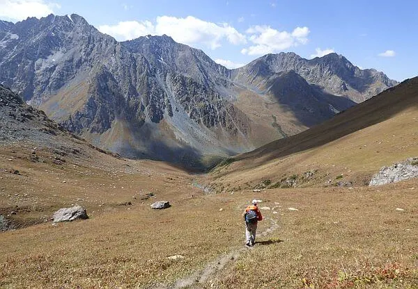 trekking in Kyrgyzstan, one of the world's cheapest destinations