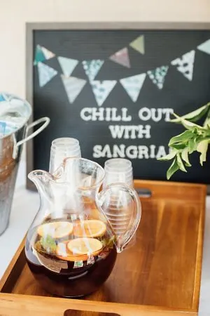Make a sangria cocktail for a virtual trip to Spain