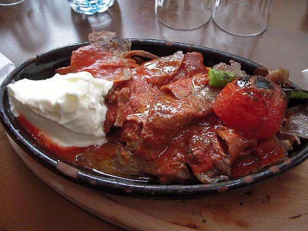 Iskender kebab - one of the exotic dishes from Turkey