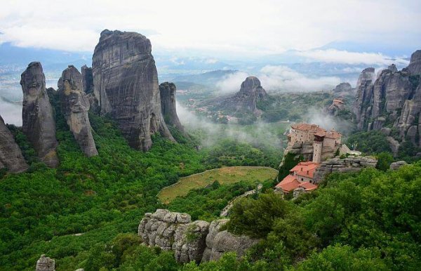 traveling to Meteora in Greece