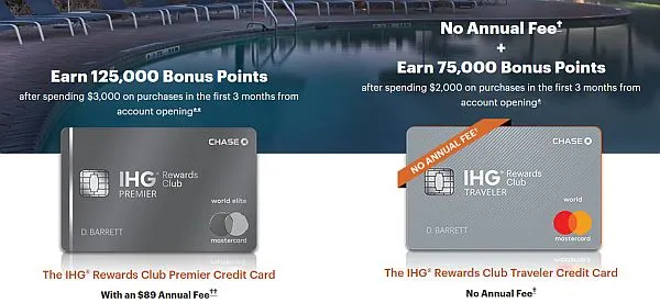 IHG credit card for free hotel stays