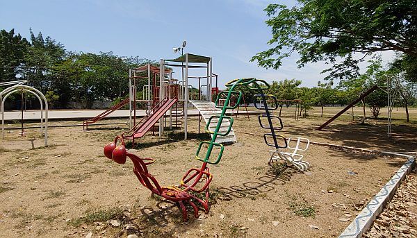 playground near the Puerto Vallarta bus terminal