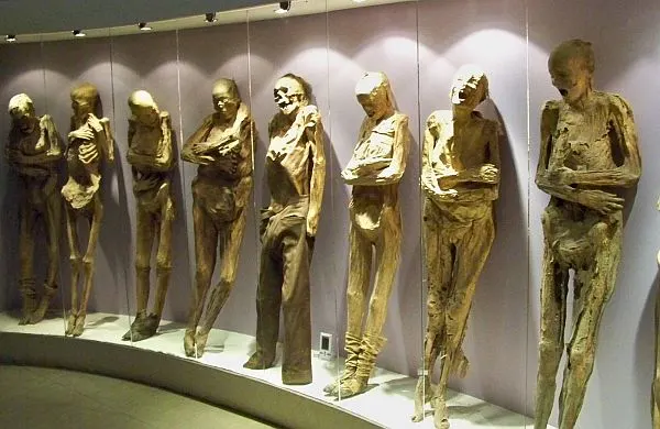 The mummy museum in Mexico