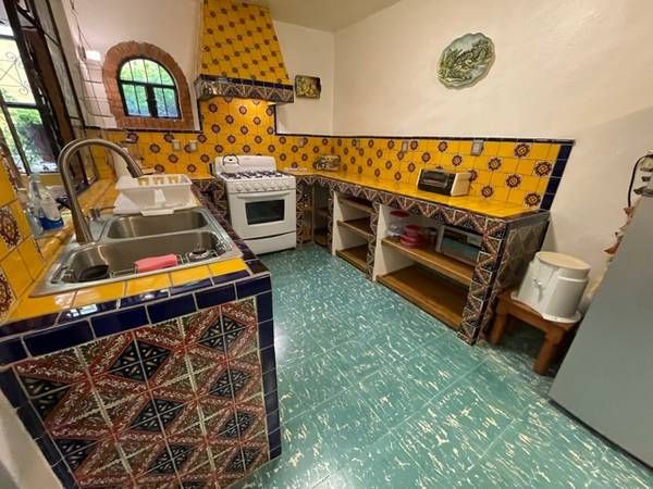 Mexican tile kitchen