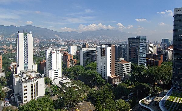 Medellin life in El Poblado