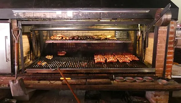 parilla grill in Buenos Aires restaurant