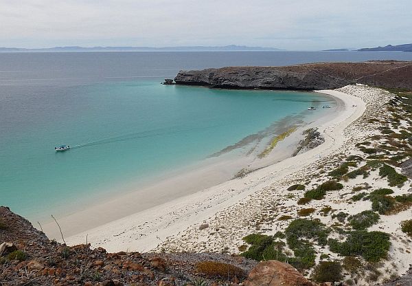 Baja Beach in Mexico in a desert climate