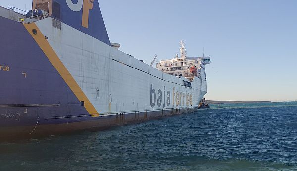 Baja ferries exterior of ship