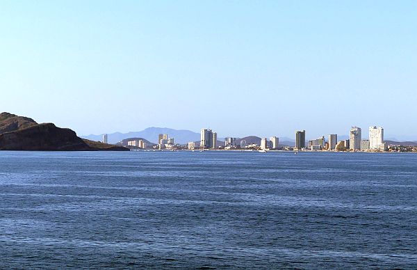 leaving Mazatlan on the ferry