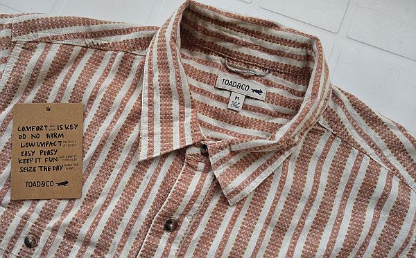 Toad&Co Taj Hemp short sleeve shirt for men