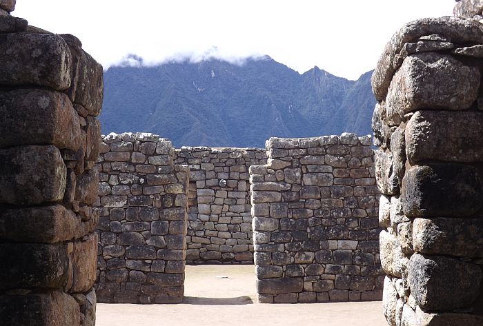 Inca stone work at Machu Picchu
