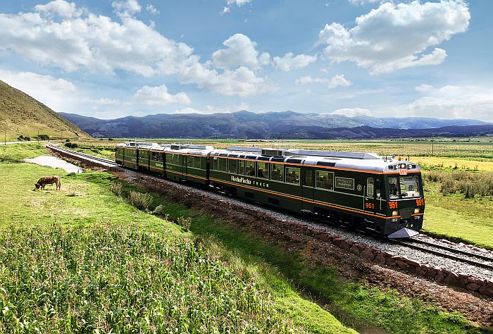 Inca Rail train in Peru